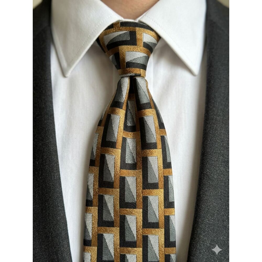 Today’s Man 100% Pure Silk Men's Necktie EUC